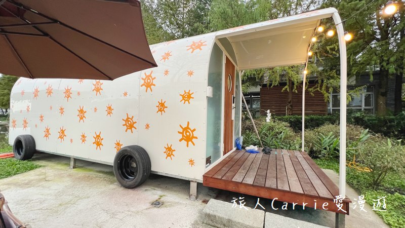 曼漫落羽松奶凍車莊園〜落羽松森林獨家奶凍露營車可愛到爆炸,親